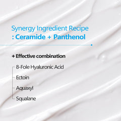 FABYOU Ceramide Panthenol Skin Barrier Support Cream 80ml β Korean Skincare for Moisturizing & Barrier Care with 8 Hyaluronic Acids with a Non-Sticky Formula for Deep Hydration, Sensitive& Dry Skin