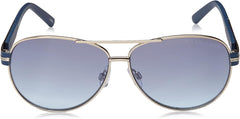 U.S. Polo Assn. mens Pa1013 Stylish Metal UV Protective Aviator Sunglasses for Men. Classic Gifts for Men, 63 mm (pack of 1)