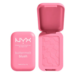 NYX Professional Makeup Buttermelt Blush, Powder Blush, up to 12 H Wear, Fade & Transfer Resistant, Butta Together.