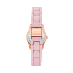 Skechers Women's Watch and Stackable Bracelet Gift Set - Palisades Blush Pink