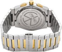 Mathey-Tissot Zoltan Chrono Chronograph Quartz Blue Dial Men's Watch H117CHBBU - Two-tone (Silver-tone and Gold)