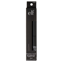 e.l.f. Precision Liquid Eyeliner, Ultra Fine Tip, Creates Bold, Defined Lines, Black, 0.13 Fl Oz (3.8mL)