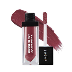 Sugar Cosmetics Smudge Me Not Liquid Lipstick 03 Tan Fun (Mauve Nude) Matte liquid finish with intense pigment, long-lasting formula, smudge-proof