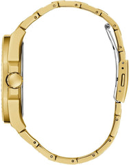 Guess Empire Multi-Function Analog Watch for Men, 46 mm Case Width, Gold Tone/Black