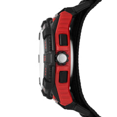 Skechers Casual Digital Watch for Men - Youngs Black/Red