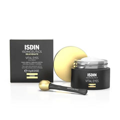 ISDIN Isdinceutics Vital Eyes Night Eye Cream for Wrinkles Formulated with Melatonin, Cooling Applicator Included