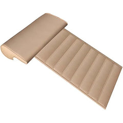 YXMxxm Car Seat Extension Cushion Universal Car Seat Leather Leg Pad Automobile Support Extension Mat Leg Rest Extended Cushion Knee Pad for Cars Buses Trains Office Home,Beige