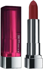 Maybelline New York Color Sensational Lipstick, Lip Makeup, Matte Finish, Hydrating Lipstick, Nude, Pink, Red, Plum Lip Color, Burgundy Blush, 1 Count
