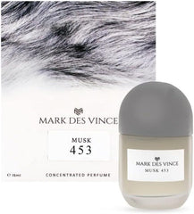 Mark Des Vince Musk 453 Concentrated Perfume for Men Women Long Lasting Parfum Fragrance For Unisex, 15ml