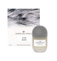Mark Des Vince Musk 453 Concentrated Perfume for Men Women Long Lasting Parfum Fragrance For Unisex, 15ml
