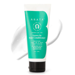 Arata Advanced Curl Care Leave-In Conditioner | Moisturizes & Deep Conditions For Soft Curls | Abyssinian Seed Oil, Aloe Vera & Pelvetia Canaliculata | Repairs & Conditions | CG Approved - 100 ML