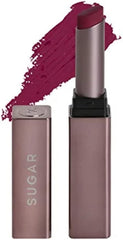 SUGAR Cosmetics Mettle Satin Lipstick - 09 Charlotte (True Blue Red), Red, 2.2 g Super Hydrating, Smoothens Fine Lines