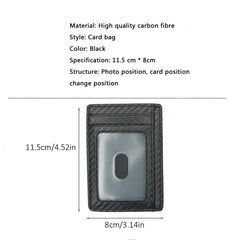T Tersely Credit Card Holder Wallet, Slim Wallet RFID Blocking Front Pocket Wallet Minimalist Secure Thin Credit Card Holder (Black)