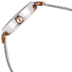 Anne Klein Women's Premium Crystal Accented Mesh Bracelet Watch