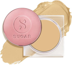 SUGAR Cosmetics Mettle Cream To Powder Foundation | Full Coverage & Matte | 12gm - 17 Raf (Light, Golden Undertone)