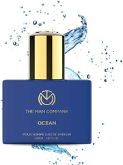 The Man Company Ocean Perfume For Men | Premium Luxury Long Lasting Fragrance Spray | Eau De Perfume 30ml (Pack Of 1)