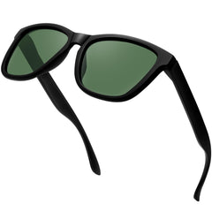 KANASTAL Polarized Sunglasses for Women, Classic Square Mens Sun Glasses, Lightweight Shades for Womens Outdoor 100% UV400 Protection Driving Fishing Golf Outdoor Activities