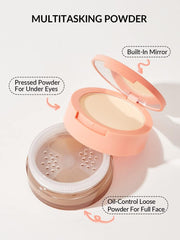 Shiglam Insta-Ready Loose Face Powder for Under-Eye - Smooth Sand