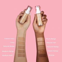 MCoBeauty Ultrastay Flawless Foundation - Corrects Skin Tone And Blurs Imperfections - Lightweight, Buildable Coverage - Hydrates And Nourishes - Luminous Complexion - Liquid - Classic Ivory - 1 Oz
