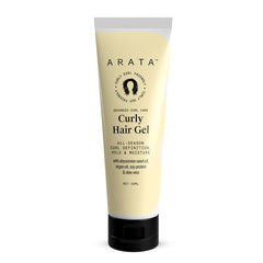 Arata Advanced Curl Care Curly Hair Gel (50 ML) | Abyssinian Seed Oil, Argan Oil, Soy Protein & Aloe Vera | All-Season Curl Definition & Soft, Natural Hold