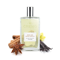 Cremo Spice & Black Vanilla Cologne Spray, An Explosion of Vibrant Spices, Tobacco and Vanilla, 3.4 Fl Oz