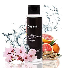 QUENCH BOTANICS Intense Brightening Face Toner with Cherry Blossom Radiance & Glycerin | Korean Essence for Glowing Skin | Preps, Hydrates & Brightens Skin |Made in Korea (100ml)