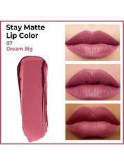 Insight Cosmetics Stay Matte Lipcolor |Ultra Matte Flawless Texture |smudge Proof |Water Proof |Long Lasting |Non Transferable |One Strock Application |Light Weight Formula, 3g(LG50-07)