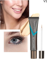 Vasanti Cosmetics Liquid V1 - Liquid Cover-Up - Foundation & Concealer in One - Full Coverage, Blendable, Liquid Foundation Safe for Sensitive Skin, Paraben-Free, Cruelty-Free