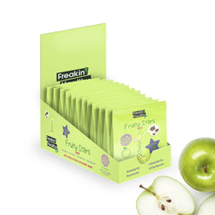 Freakin Healthy Apple Fruity Stars, Natural Fruit Jelly, Healthy Treat, Plant-Based Kids Snacks - 252g β 12 Pack
