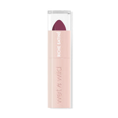 Wet n Wild Rich Satin Lipstick, Long-wearing lipstick with a satin finish, non-drying formula and pigmentation with a velvety-smooth texture, Berry Life