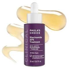 Paula's Choice CLINICAL 20% Niacinamide Vitamin B3 Concentrated Face Serum, Anti-Aging Serum for Face, Treatment for Discoloration & Minimizing Large Pores, Fragrance-Free, 0.67oz