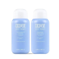 Coco & Eve Boost Therapy Hair Volumizing Shampoo & Conditioner Bundle Set. With Biotin to Target Fine, Thinning Hair. For Thickening, Nourishing, and Improving Volume, Density & Shine. 18.94 Fl Oz