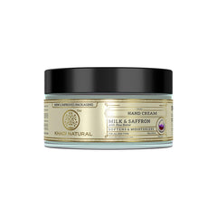 Khadi Natural Milk & Saffron Hand Cream with shea butter
