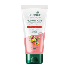 Biotique FRUIT FACE WASH WITH PLANT DERIVED HYALURONIC Whitening For a Visibly Lighter Complexion All Skin Types-150ml