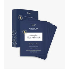 City Beauty Line Smoothing HydroMask Serum Infused Biocellulose Sheet Masks Moisture Rich Formula Visibly Plumps Skin & Smooths Wrinkles Anti Aging Skin Care 5 Pack