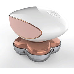 Portable Flawless Leg Hair Epilator for Women | Rechargeable Instant Hair Remover - White/Gold