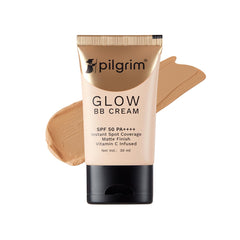 Pilgrim Honey Glow 3-IN-1 Natural BB Cream SPF 50 PA++++ With Niacinamide, Hyaluronic Acid & Vit C - 30g