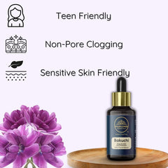 Bakuchi Oil (Babchi) Cold Pressed Pure & Natural for Skin, Hair with Glass Dropper 30ml