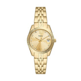 Fossil Scarlette Three-Hand Date Gold-Tone Stainless Steel Watch - ES5338