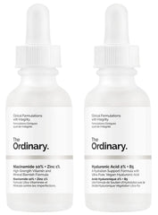 The Ordinary Hyaluronic Acid with 2% + B5 (30ml) and The Ordinary Niacinamide 10% + Zinc 1% (30ml) Bundle Face Care Set
