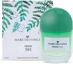 Mark Des Vince Fresh 301 Concentrated Perfume for Men Women Long Lasting Parfum Fragrance For Unisex, 15ml
