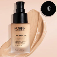 Korff Liquid Makeup Lifting Effect Anti-Aging Formula with Hyaluronic Acid Silky Texture 02 30ml