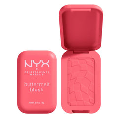 NYX Professional Makeup Buttermelt Blush, Powder Blush, up to 12 H Wear, Fade & Transfer Resistant, U Know Butta.