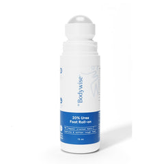 Be Bodywise 20% Urea Foot Cream Roll On | Repairs Dry & Cracked Heels | 2% Lactic Acid, Olive Oil & Vitamin E I Exfoliates & Softens Skin I Hydrates & Moisturises INo Irritation IAll Skin TypesI 75 ml