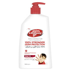 Lifebuoy Antibacterial Liquid Soap and Hand Wash, for Hygiene, Total 10, 100 percent Stronger Germ Protection, 500ml