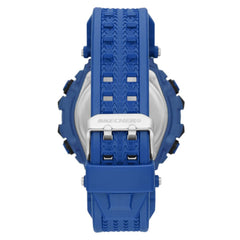Skechers Casual Digital Watch for Men - Oversize Blue