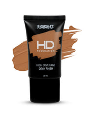Insight HD Full Coverage Foundation for All Skin Types | Dewy Finish | High Coverage | Paraben-Free | Lightweight | 20ml (FD30-MN30), Pack of 1
