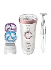Braun Silk-Epil 9 9/980 Skinspa Sensosmart Epilator Rose Gold With 13 Extras - International Version