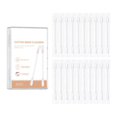 TERRIFI Cotton Makeup Remover Swabs Kit, Disposable 2 in 1 Cotton Swab Makeup Removing, Liquid-Filled Cotton Makeup Correctors Swab for Eye, Lip, Eyebrow, Eyelash Makeup Cleanser