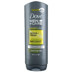 NEW Dove Men+Care SportCare Active + Fresh Body Wash - 530ml
